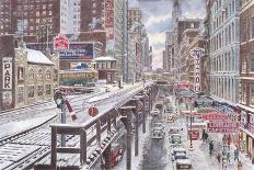 Chicago, The Loop-Stanton Manolakas-Framed Giclee Print