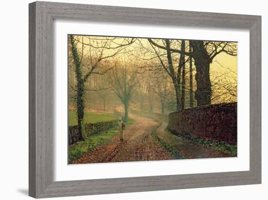 Stapleton Park, Near Pontefract, c.1878-John Atkinson Grimshaw-Framed Giclee Print