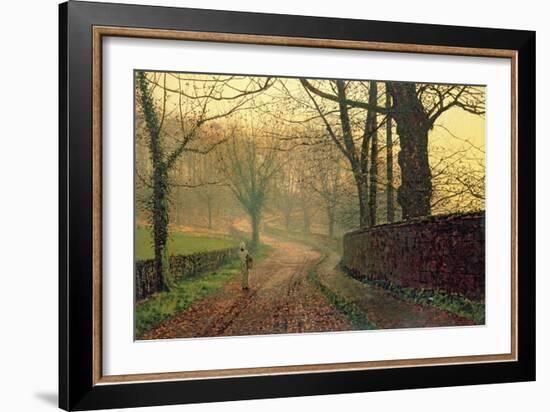 Stapleton Park, Near Pontefract, c.1878-John Atkinson Grimshaw-Framed Giclee Print