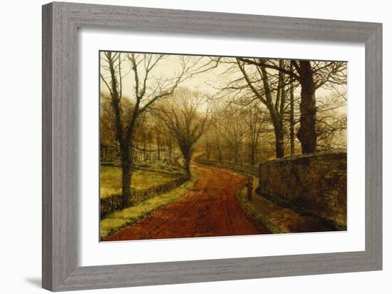 Stapleton Park, Pontefract, 1877-John Atkinson Grimshaw-Framed Giclee Print