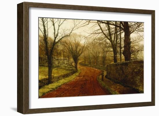 Stapleton Park, Pontefract, 1877-John Atkinson Grimshaw-Framed Giclee Print