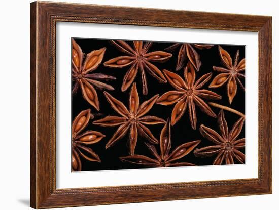 Star Anise Close-Up of Seeds-null-Framed Photographic Print