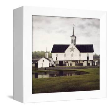 Star Barn-David Knowlton-Framed Stretched Canvas