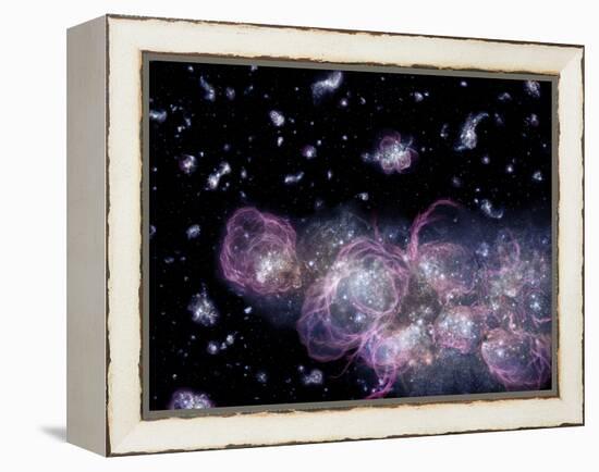 Star Birth In the Early Universe-null-Framed Premier Image Canvas