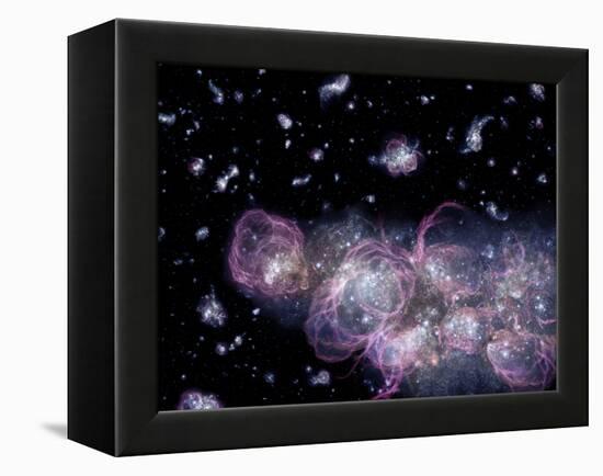 Star Birth In the Early Universe-null-Framed Premier Image Canvas