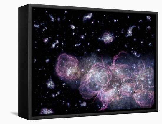 Star Birth In the Early Universe-null-Framed Premier Image Canvas