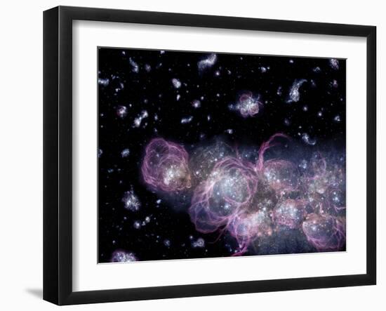 Star Birth In the Early Universe-null-Framed Photographic Print