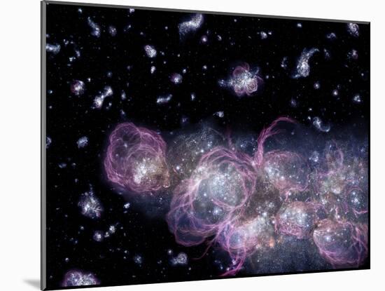 Star Birth In the Early Universe-null-Mounted Photographic Print