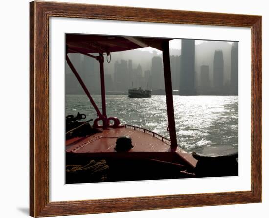Star Ferry Harbour, Hong Kong, China, Asia-Charles Bowman-Framed Photographic Print