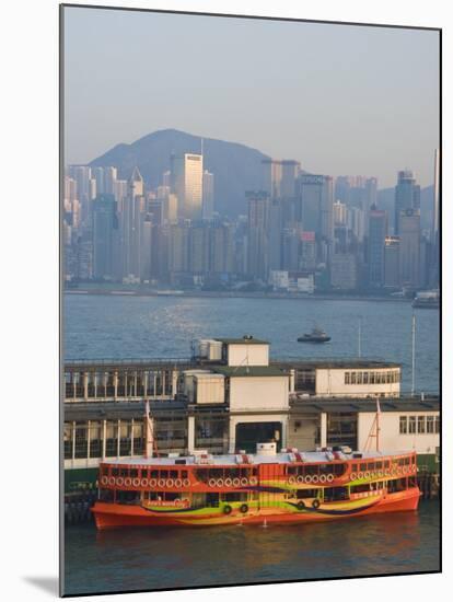 Star Ferry Pier, Kowloon, Hong Kong, China-Charles Bowman-Mounted Photographic Print
