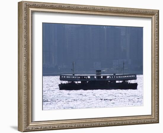 Star Ferry, Victoria Harbour, Hong Kong, China, Asia-Amanda Hall-Framed Photographic Print