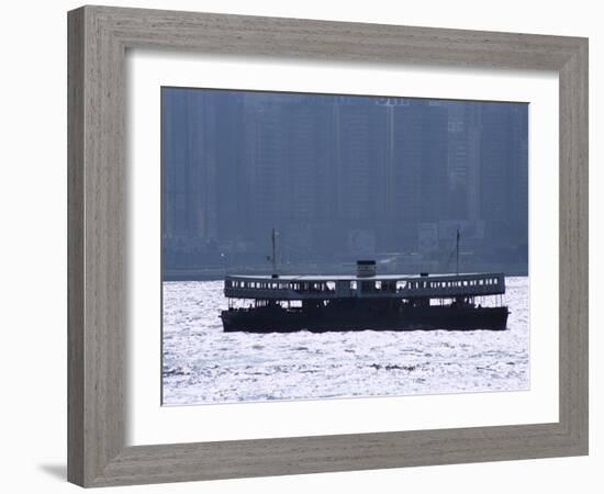 Star Ferry, Victoria Harbour, Hong Kong, China, Asia-Amanda Hall-Framed Photographic Print