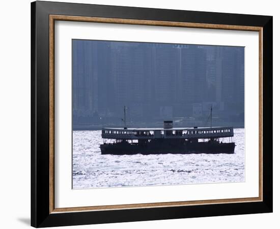 Star Ferry, Victoria Harbour, Hong Kong, China, Asia-Amanda Hall-Framed Photographic Print