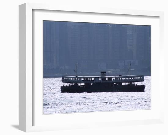 Star Ferry, Victoria Harbour, Hong Kong, China, Asia-Amanda Hall-Framed Photographic Print