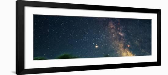 Star Fields of the Milky Way (Photo Illustration)-null-Framed Photographic Print