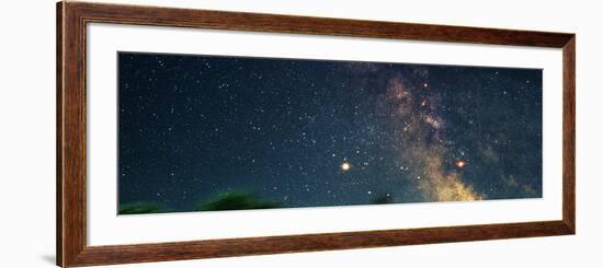 Star Fields of the Milky Way (Photo Illustration)-null-Framed Photographic Print