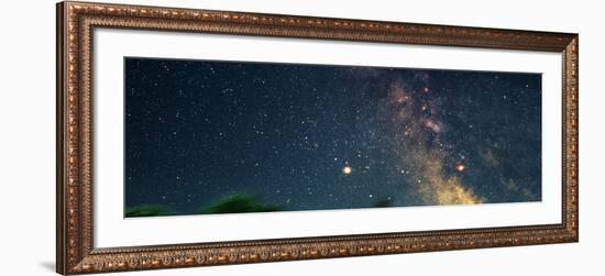 Star Fields of the Milky Way (Photo Illustration)-null-Framed Photographic Print