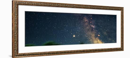 Star Fields of the Milky Way (Photo Illustration)-null-Framed Photographic Print