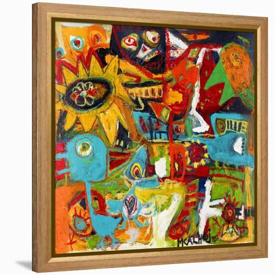 Star Folks-Martin Kalhoej-Framed Stretched Canvas