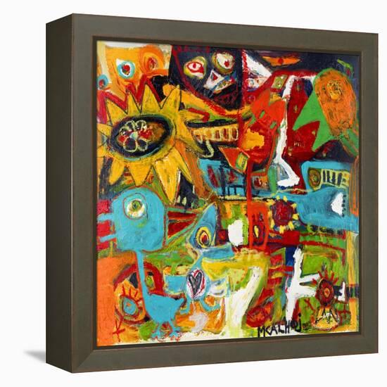 Star Folks-Martin Kalhoej-Framed Stretched Canvas