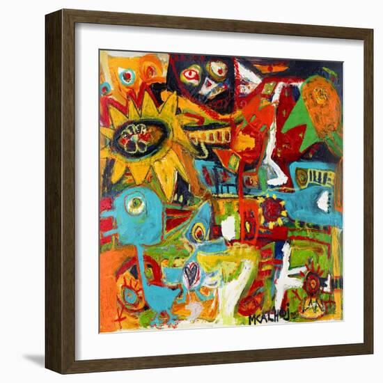 Star Folks-Martin Kalhoej-Framed Art Print