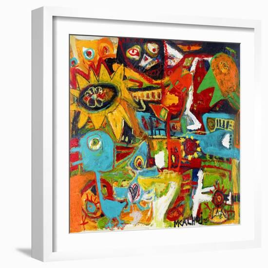 Star Folks-Martin Kalhoej-Framed Art Print