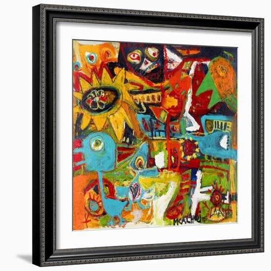 Star Folks-Martin Kalhoej-Framed Art Print