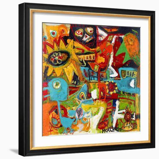 Star Folks-Martin Kalhoej-Framed Art Print