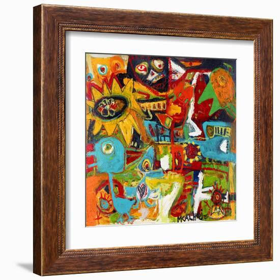 Star Folks-Martin Kalhoej-Framed Art Print