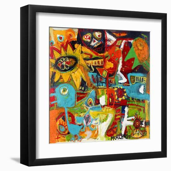 Star Folks-Martin Kalhoej-Framed Art Print