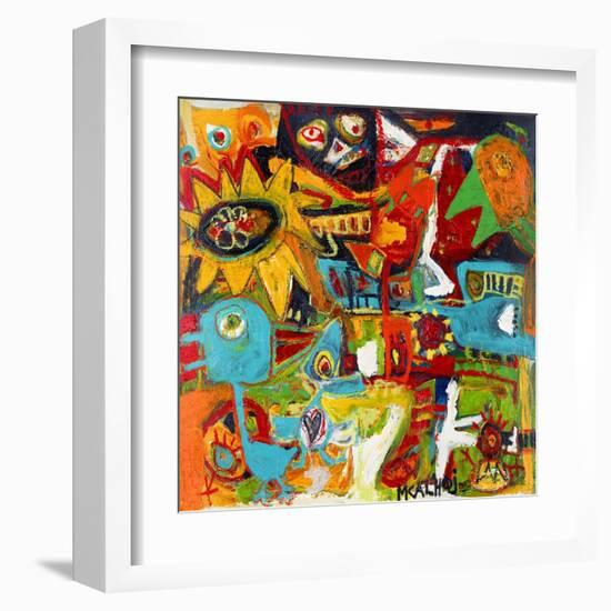 Star Folks-Martin Kalhoej-Framed Art Print