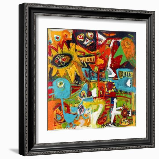 Star Folks-Martin Kalhoej-Framed Art Print