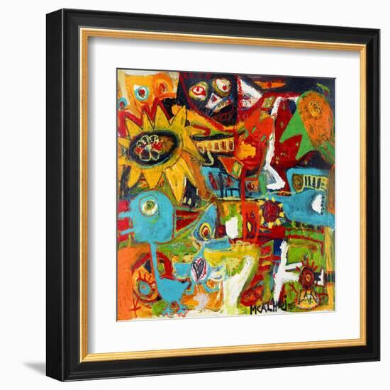 Star Folks-Martin Kalhoej-Framed Art Print