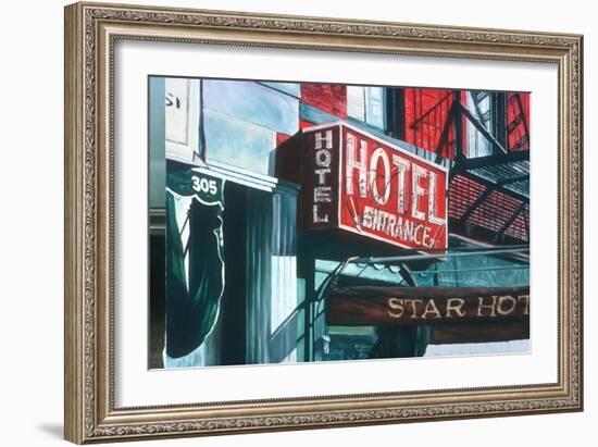 Star Hotel, 1978(oilon canvas-Anthony Butera-Framed Giclee Print