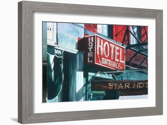 Star Hotel, 1978(oilon canvas-Anthony Butera-Framed Giclee Print