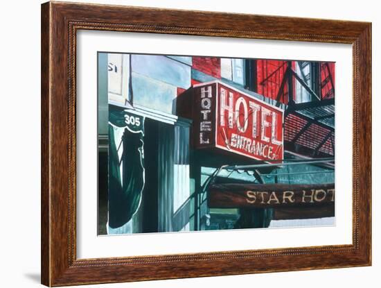 Star Hotel, 1978(oilon canvas-Anthony Butera-Framed Giclee Print