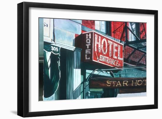 Star Hotel, 1978(oilon canvas-Anthony Butera-Framed Giclee Print