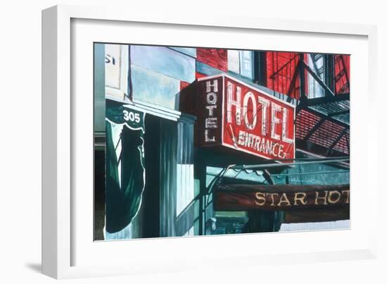 Star Hotel, 1978(oilon canvas-Anthony Butera-Framed Giclee Print