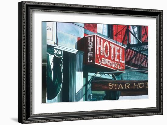 Star Hotel, 1978(oilon canvas-Anthony Butera-Framed Giclee Print