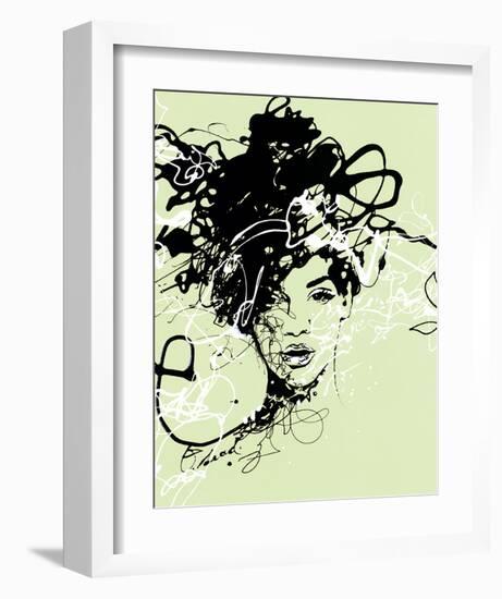 Star I - Detail-Oksana Leadbitter-Framed Art Print