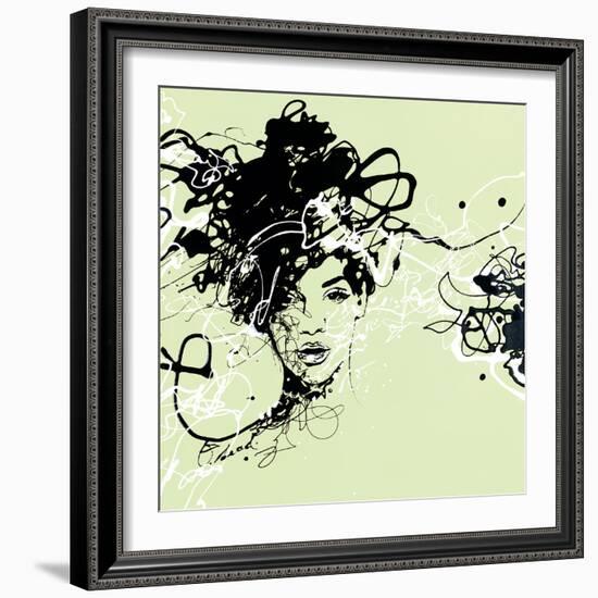 Star I - Detail-Oksana Leadbitter-Framed Giclee Print