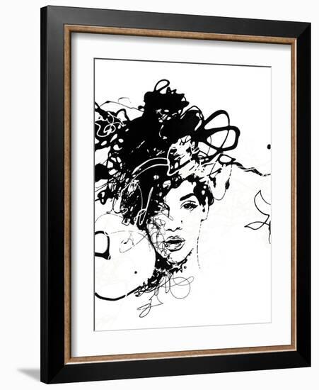 Star I - Noir-Oksana Leadbitter-Framed Giclee Print