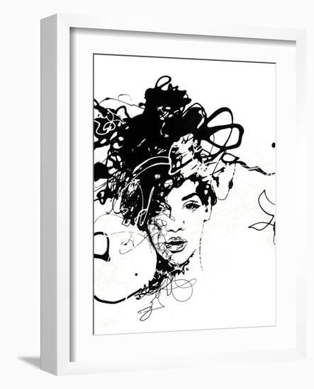 Star I - Noir-Oksana Leadbitter-Framed Giclee Print