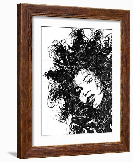 Star II - Noir-Oksana Leadbitter-Framed Giclee Print