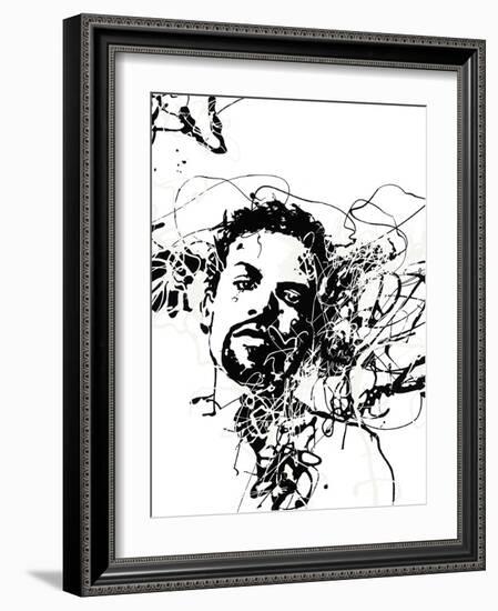 Star III - Noir-Oksana Leadbitter-Framed Giclee Print