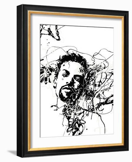 Star III - Noir-Oksana Leadbitter-Framed Giclee Print