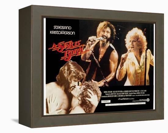 Star Is Born, A, Kris Kristofferson, Barbra Streisand, 1976-null-Framed Stretched Canvas