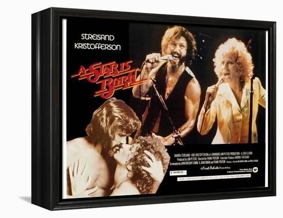 Star Is Born, A, Kris Kristofferson, Barbra Streisand, 1976-null-Framed Stretched Canvas