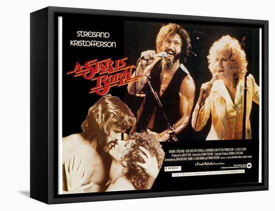 Star Is Born, A, Kris Kristofferson, Barbra Streisand, 1976-null-Framed Stretched Canvas