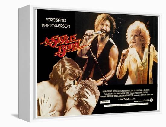 Star Is Born, A, Kris Kristofferson, Barbra Streisand, 1976-null-Framed Stretched Canvas